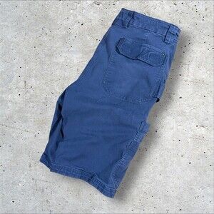 Duluth‎ Trading Co Flex Fire Hose Cargo Shorts Mens Size 36 Blue Workwear